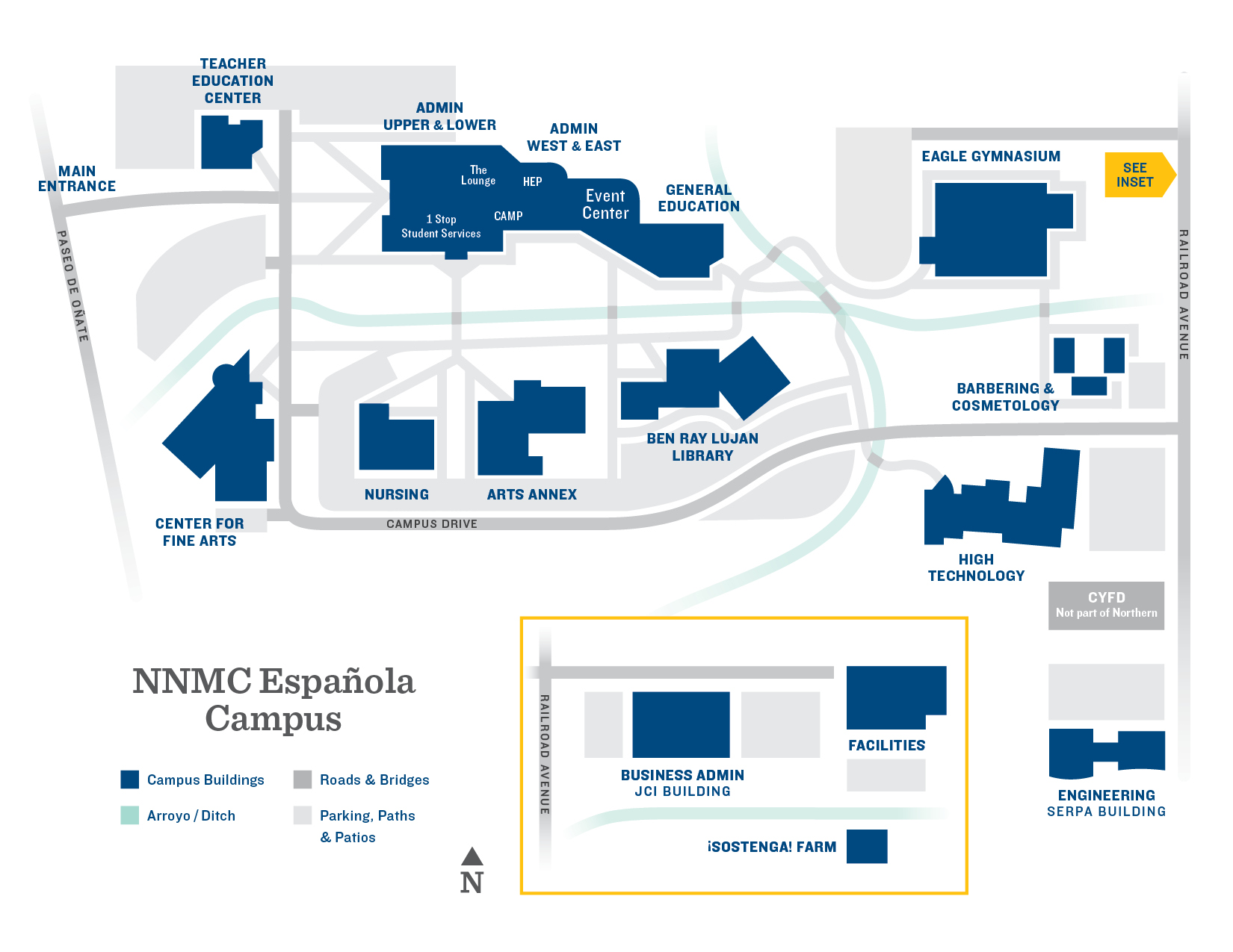 Española Campus Map